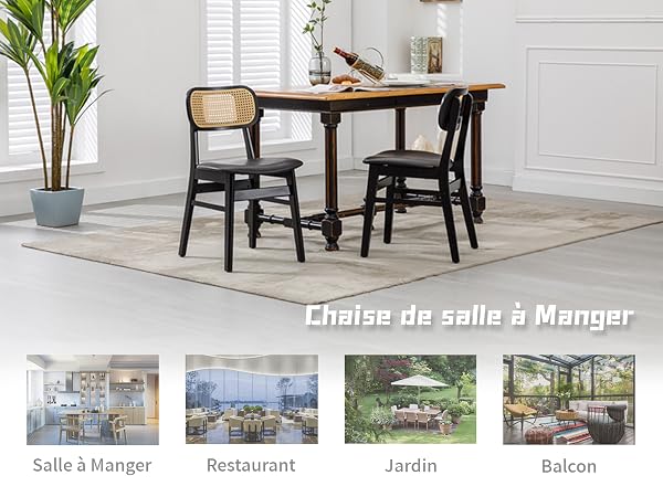 chaise salle à manger en bois