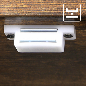 FEANDREA Mobile Lettiera per Gatti, Marrone Vintage e Nero PCL002X02