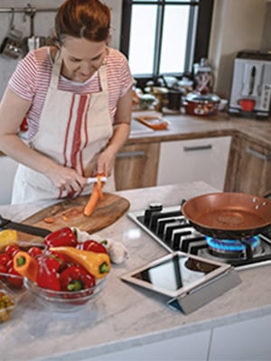table de cuisson à gaz