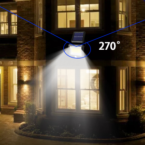 Wide 270° lighting angle