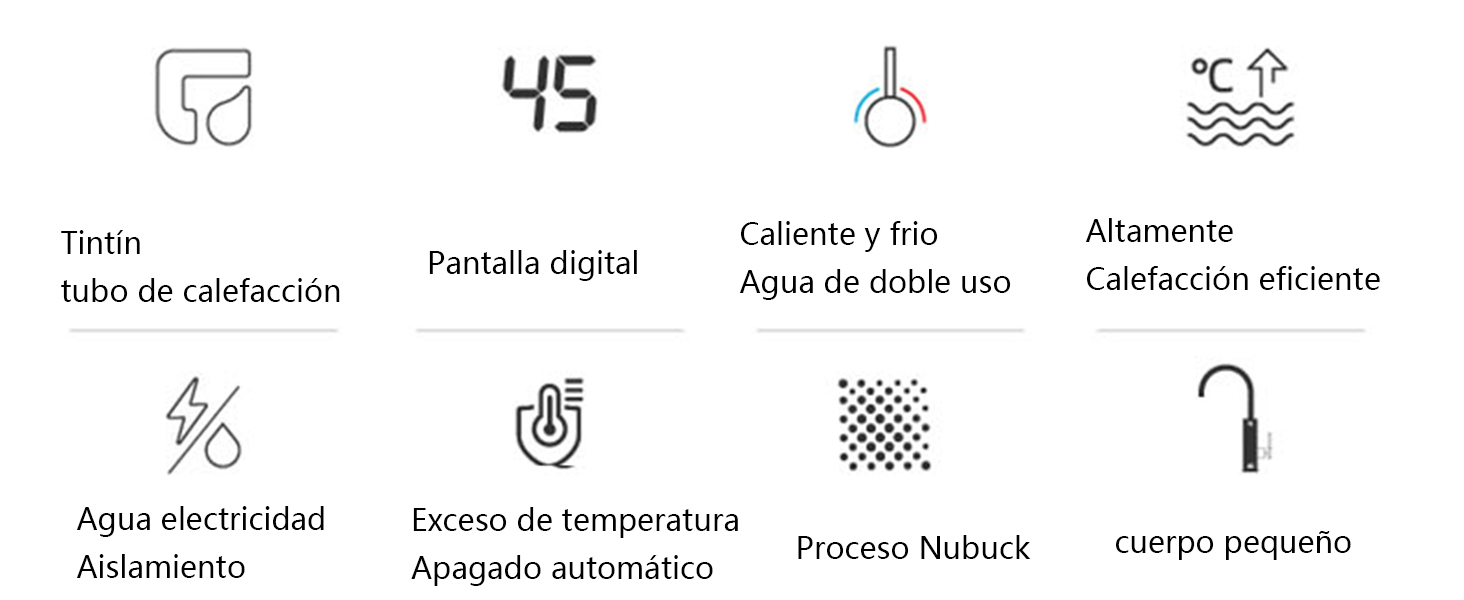 Grifo De Agua Caliente Eléctrico 