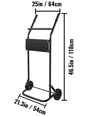 VEVOR Chariot Pour Moteur Hors-Bord Chariot De Transport Moteur De Bateau 59 Kg 22 chariot porte moteur