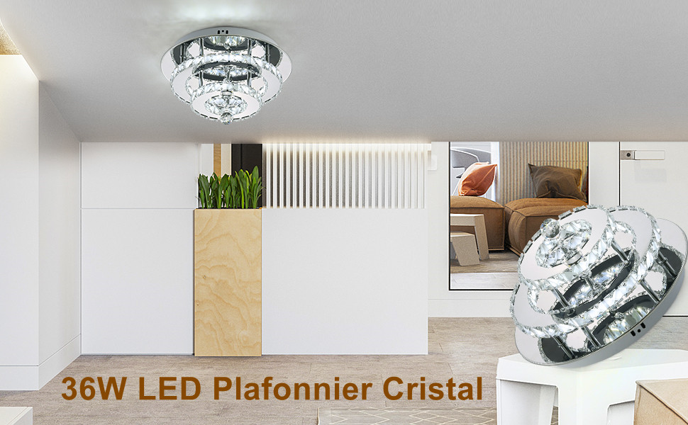 lustre plafonnier cristal