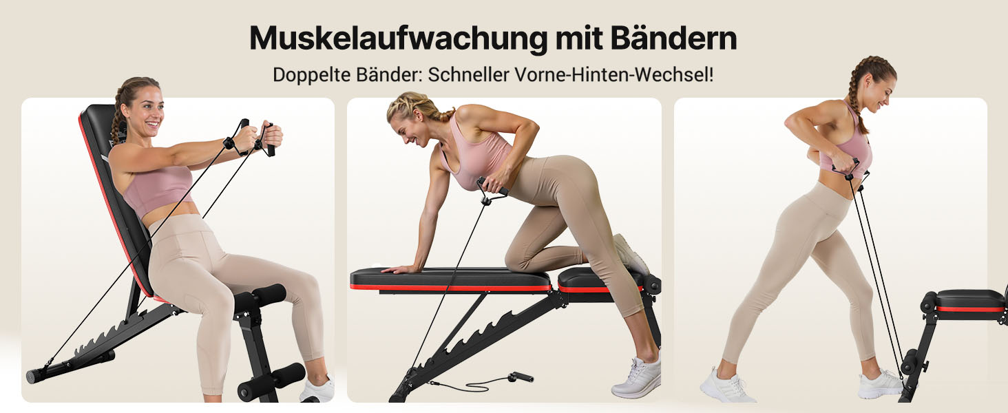 Sequentielle Demonstrationsbilder, die Dehn- oder Trainingsbewegungen mit Schwerpunkt auf Beinpositionen und Bewegungen zeigen.