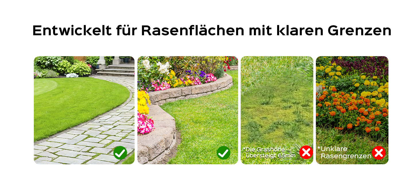 YARDCARE M800Plus Mähroboter - Ohne Begrenzungskabel Für 800m²