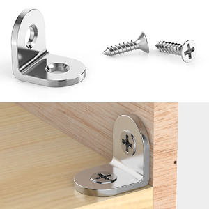 Ángulo de metal de 90 grados de acero inoxidable