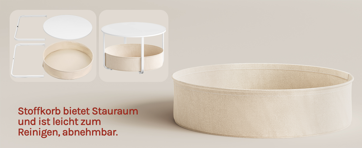 Der Text lautet „Hellbeige Deine Traumlampe und ist leicht zur Reinigung nach Bedarf“. Die cremefarbenen gewebten Pendelleuchten sind von oben abgebildet und zeigen mehrere Designs von Hängelampen in neutralen Farbtönen.