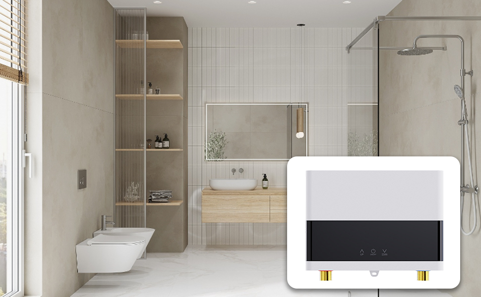 Modernes, minimalistisches Badezimmer