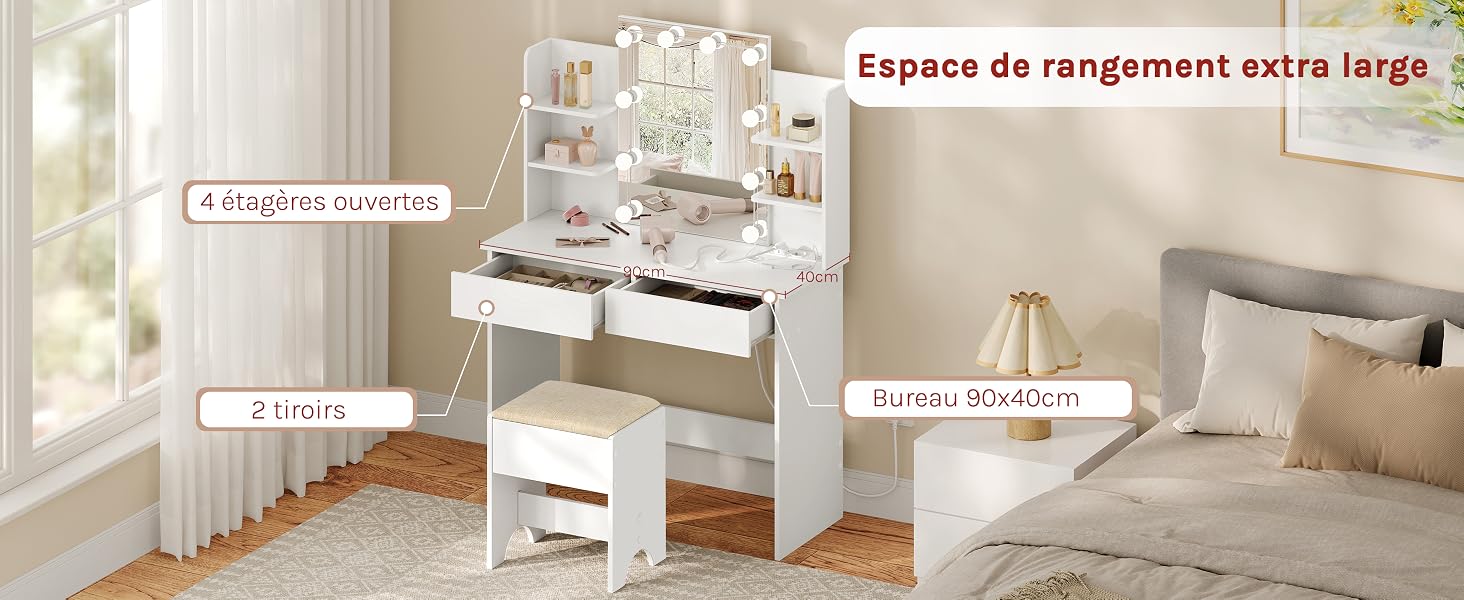 Coiffeuse WOLTU