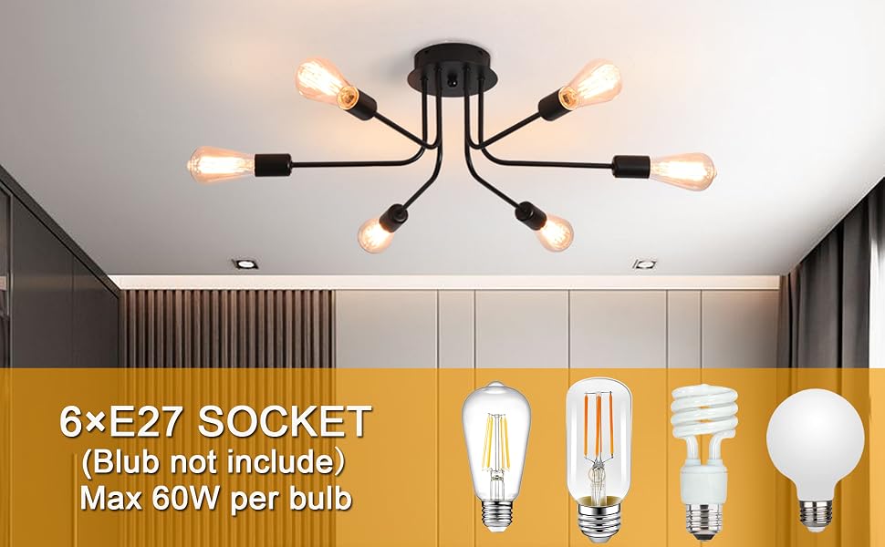 sputnik ceiling light