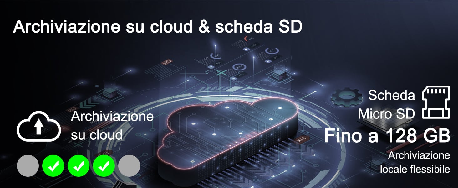 SD/Cloud Archiviazione