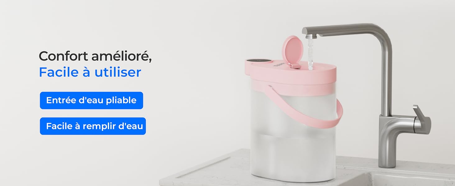 Confort amélioré, Facile à utiliser