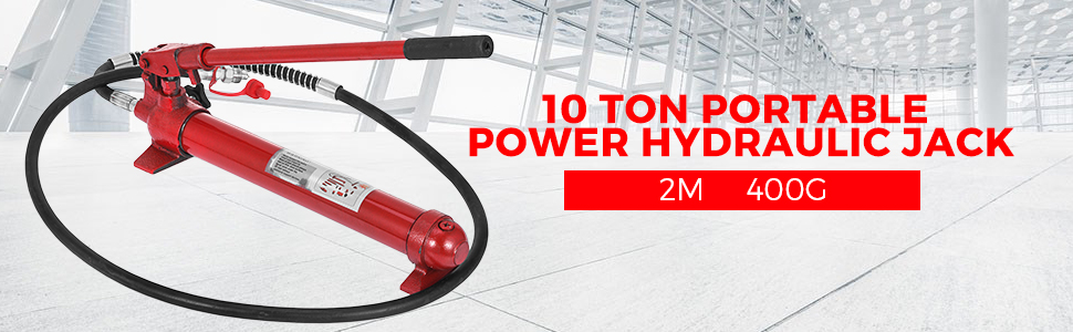 Cric Hydraulique Portable Puissant 2,0 m