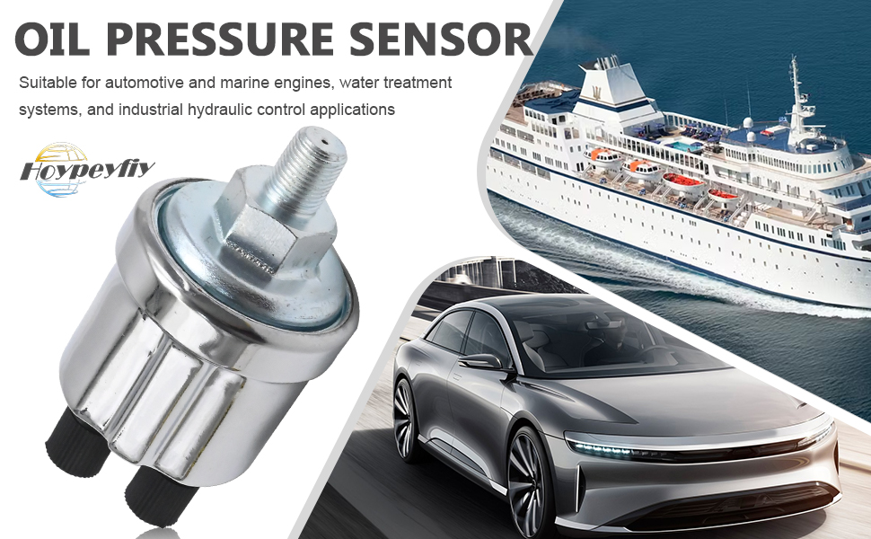 Oil Pressure Sensor 0-10 Bar 1/8" NPT