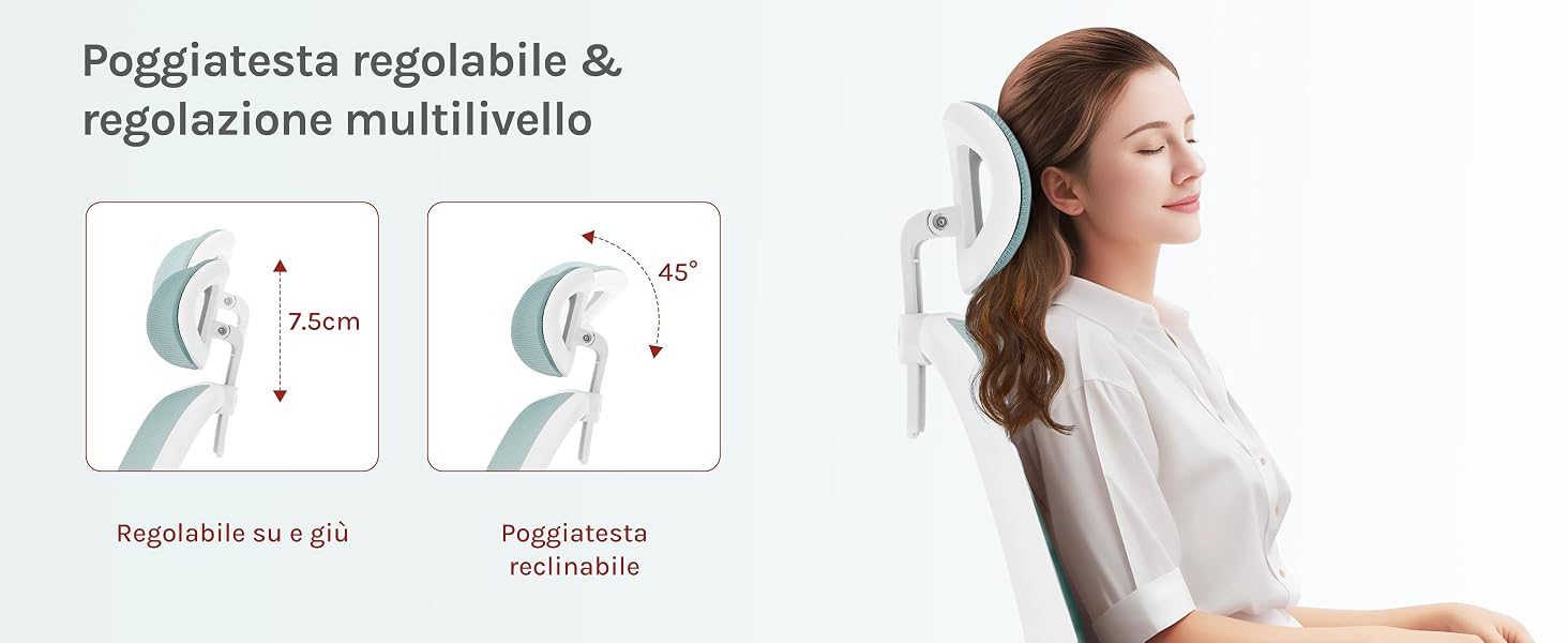 Poggiatesta Regolabili