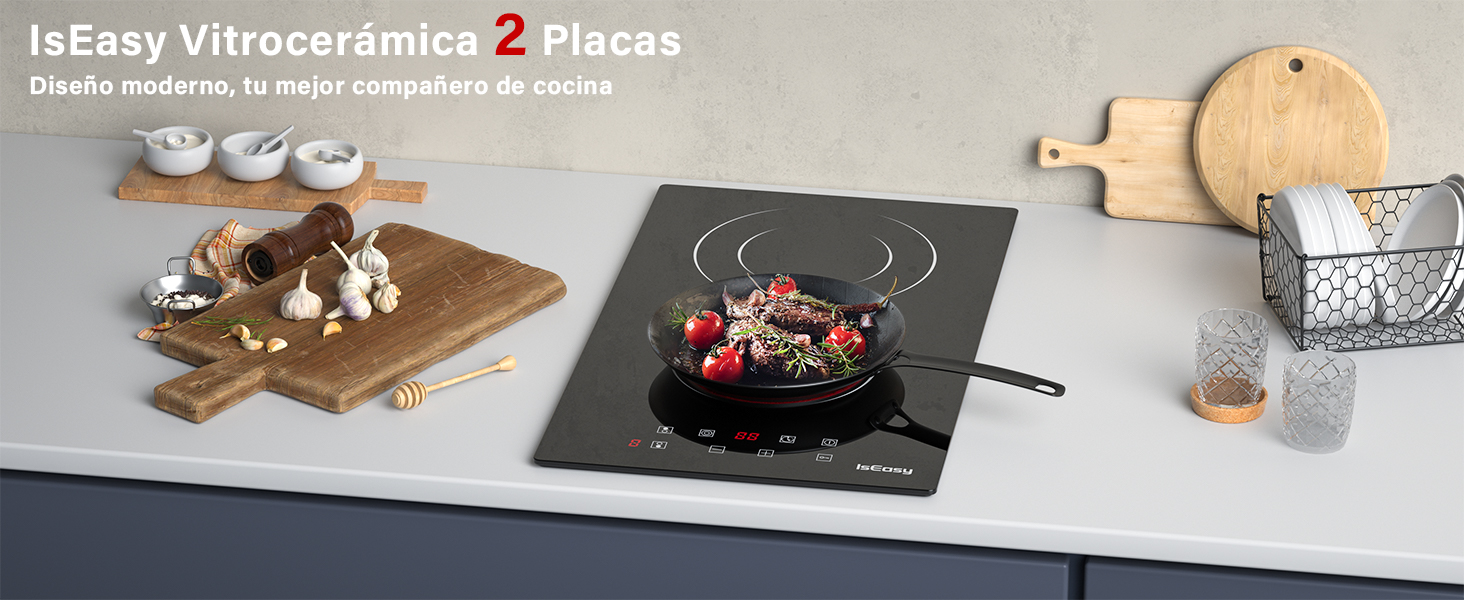  2 zonas Encimera vitroceramica
