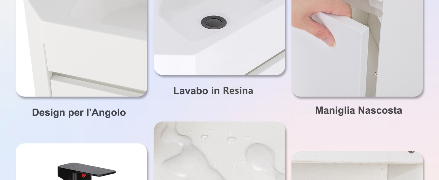 Mobile da Bagno Ad Angolo