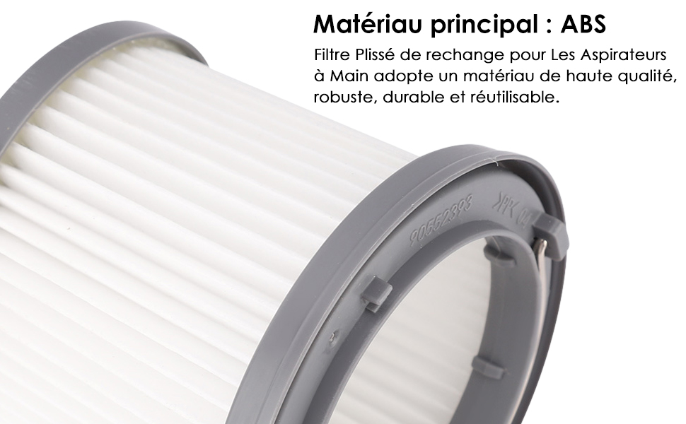 aspirateur black et decker Remplacement de filtre 2 pièces