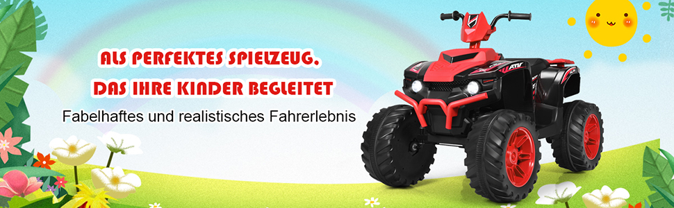 12V Elektro Kinderquad Mini Elektroquad Kinder Quad Kindermotorrad Kinderauto Elektroauto