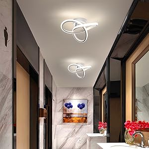 plafonnier led couloir design