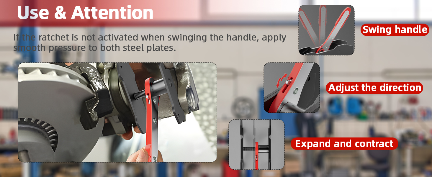 Brake Caliper Press, Caliper Piston Spreader and Brake Tools