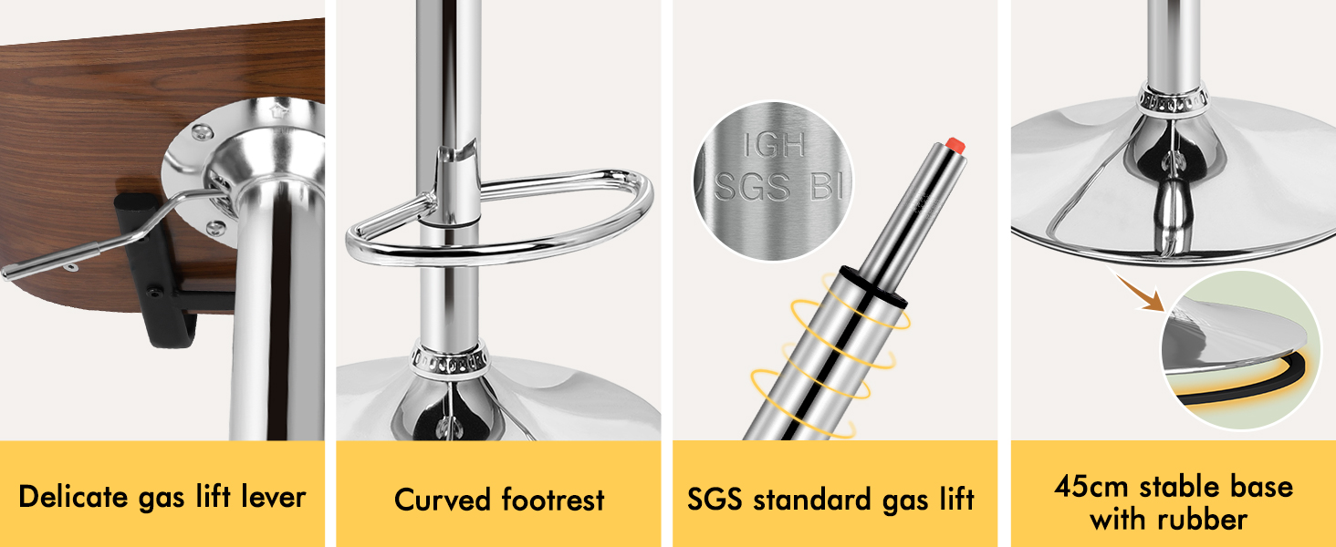 Text reads: 'Depress pin till level', 'Current footprint', 'SOS standard gas link', 'PCV strike head with rubber'. Technical diagram showing attachment components and labels.