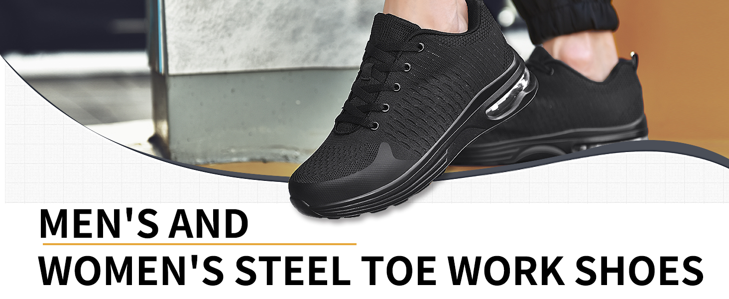steel toe work shoes