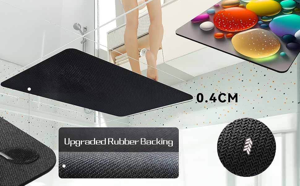 Merveilleux Motifs de Pierre es 3D,Tapis de baño