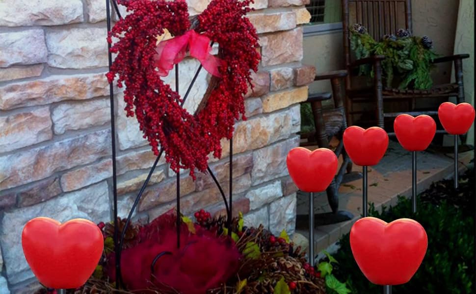 Valentinstag-Dekoration für draußen