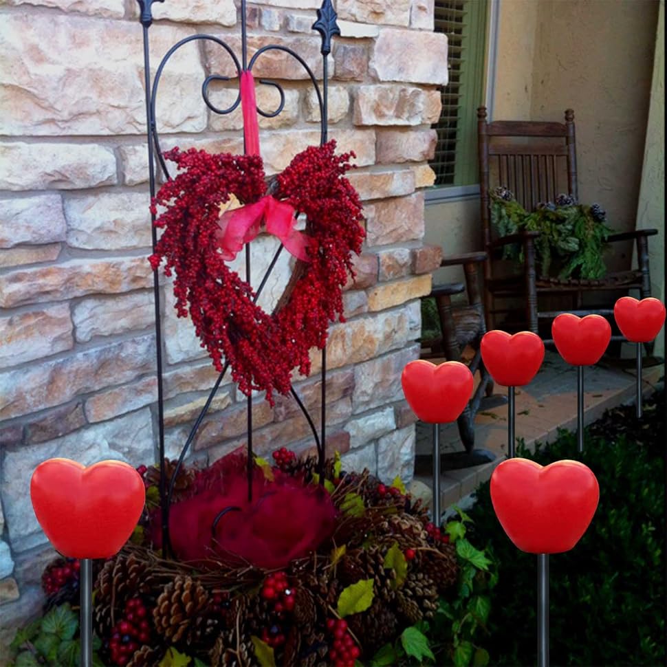 decorazioni per esterni per San Valentino