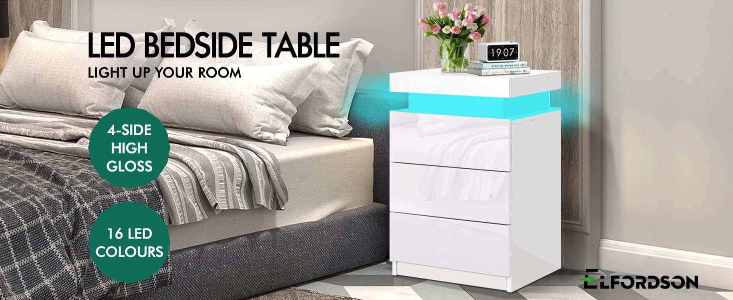 LED Bedside Tables