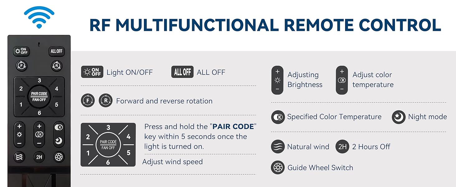 ceiling fan with remote