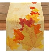 Tischläufer Herbst 33x183cm, Tischdecke Herbst, Tischläufer Modern/Sommer, Herbstdeko Innen und D...
