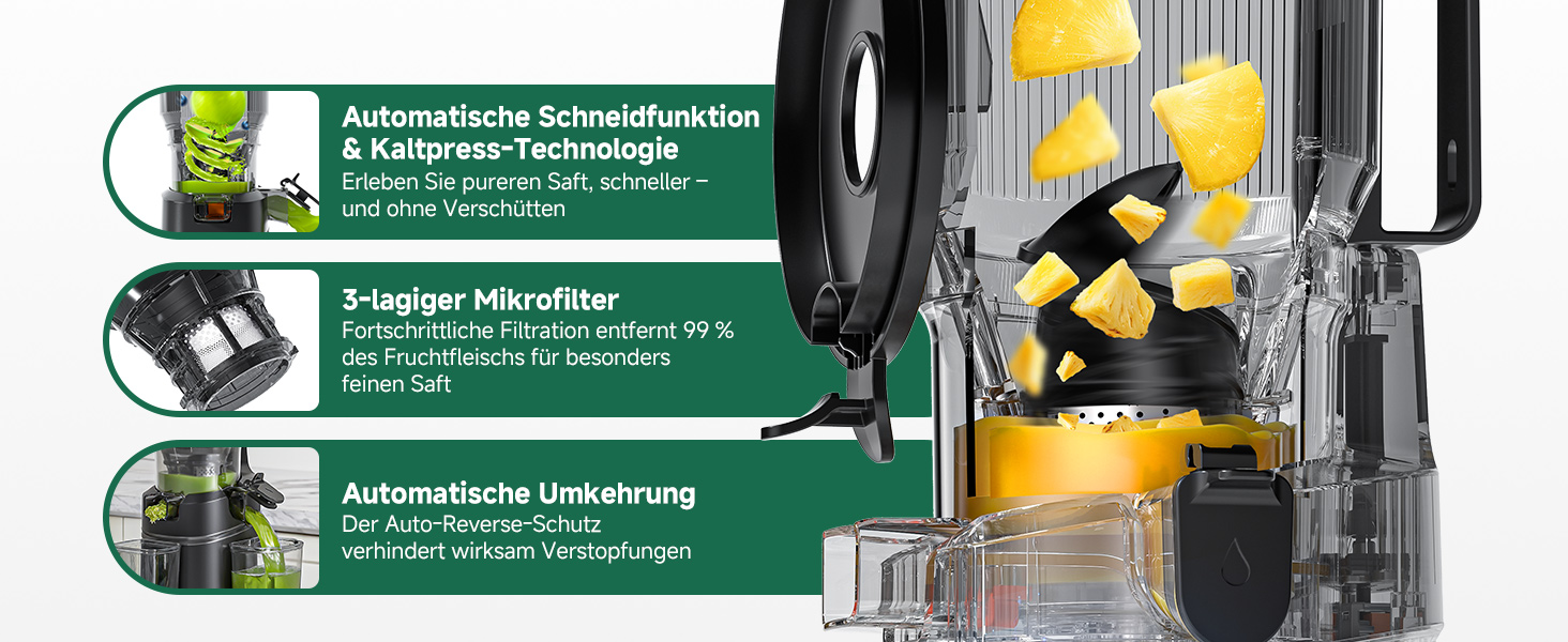 Produktdisplay mit Zubehör für die Motorrad-Lenkerhalterung mit deutschem Text auf grünem Panel, das die Installationsmerkmale beschreibt, gelbe verstellbare Halterungsteile sichtbar.