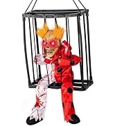 Schreiende Animierte Halloween Dekorationen mit Bewegungsmelder, Gruseligen Geräuschen und Leucht...