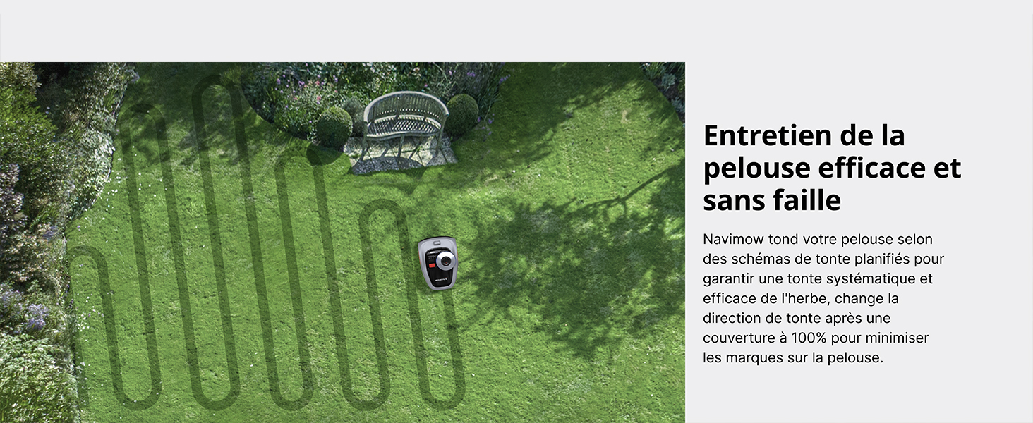 Navimow i robot tondeuse sans fil périphérique a gazon automatique electrique jardin intelligent