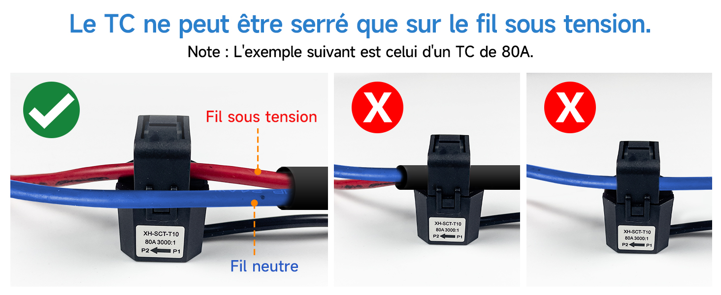 Diagrama que muestra la tensión correcta e incorrecta del cable para conexiones eléctricas. La marca de verificación verde indica una conexión suelta correcta, las marcas X rojas indican ejemplos de conexiones demasiado apretadas.