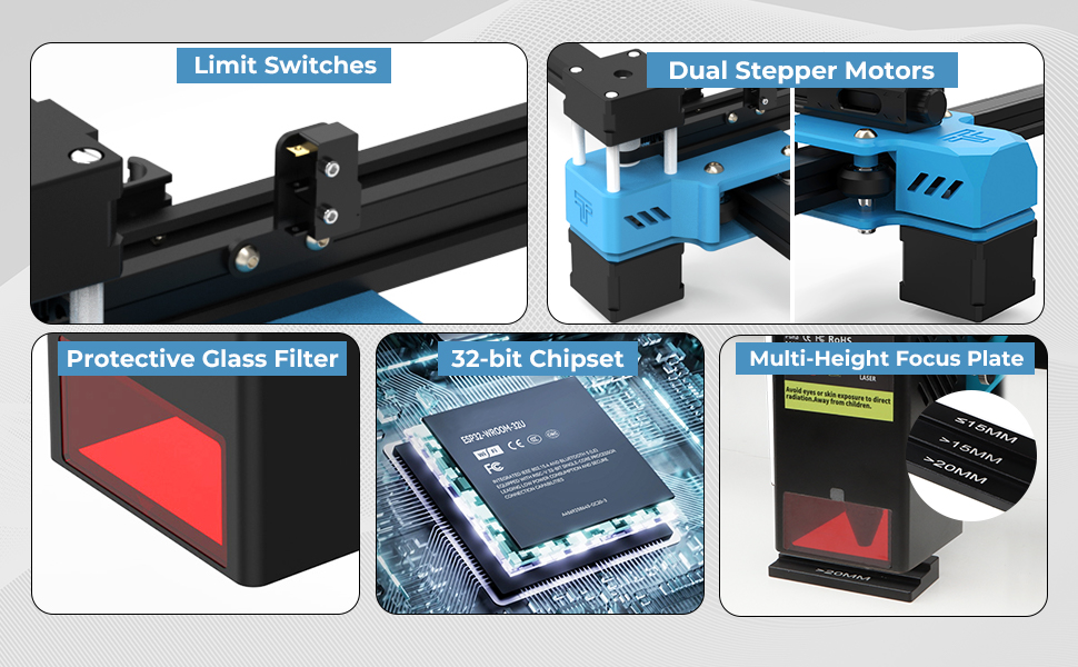 limit switches protective glass filter