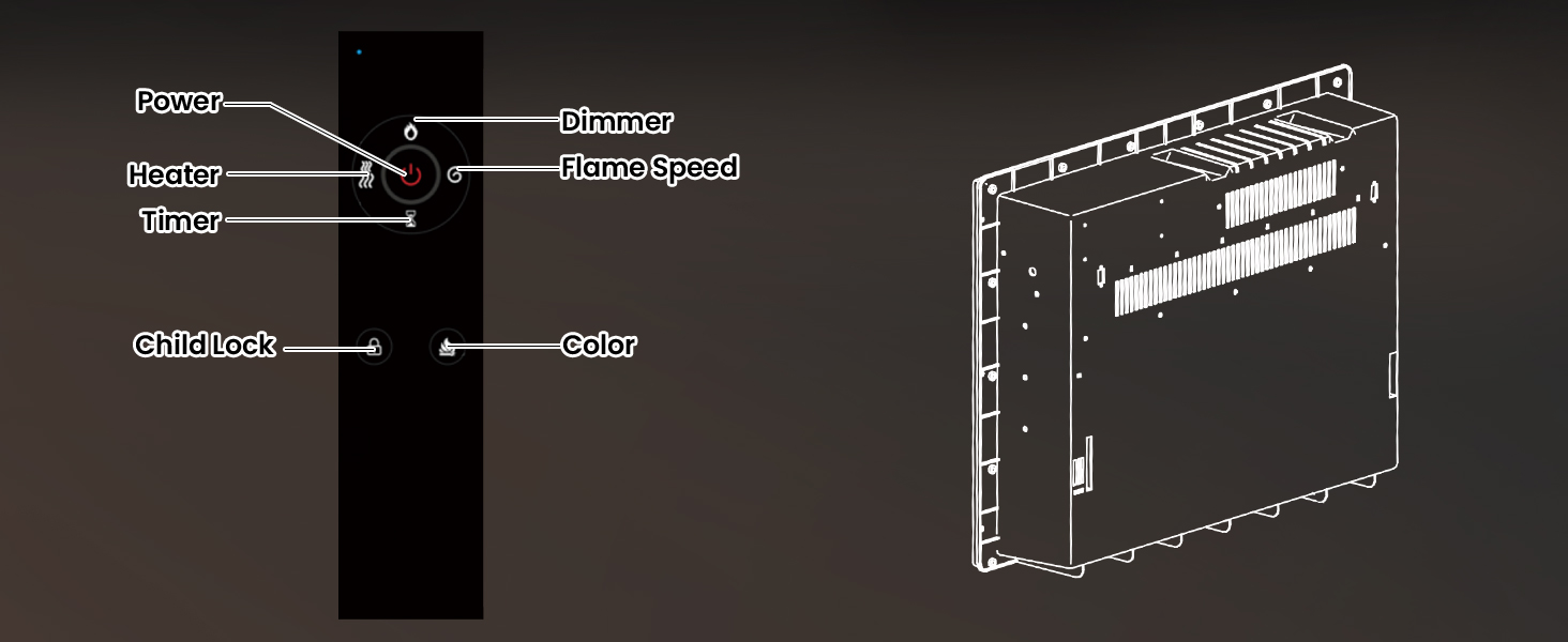 Technical diagram showing white line illustrations of structural or architectural elements against a black background with measurement indicators.