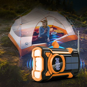 Radio de Camping Portable avec Fonction de Charge USB