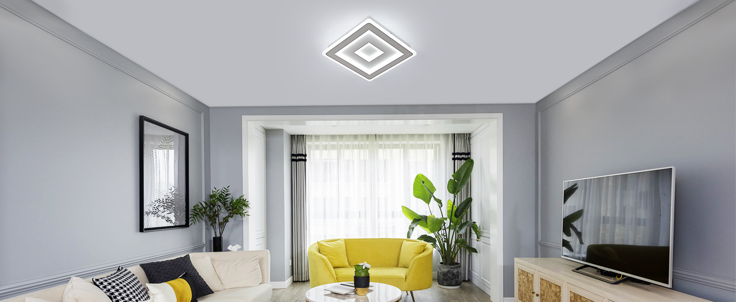 plafonnier LED moderne