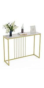 console marbre blanc