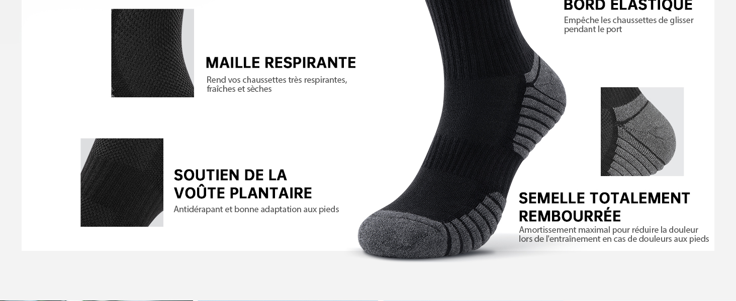 Calcetines de algodón cálidos para el invierno