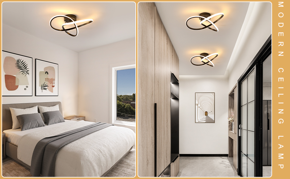 Moderne LED-Deckenleuchte für Wohnzimmer, Schlafzimmer