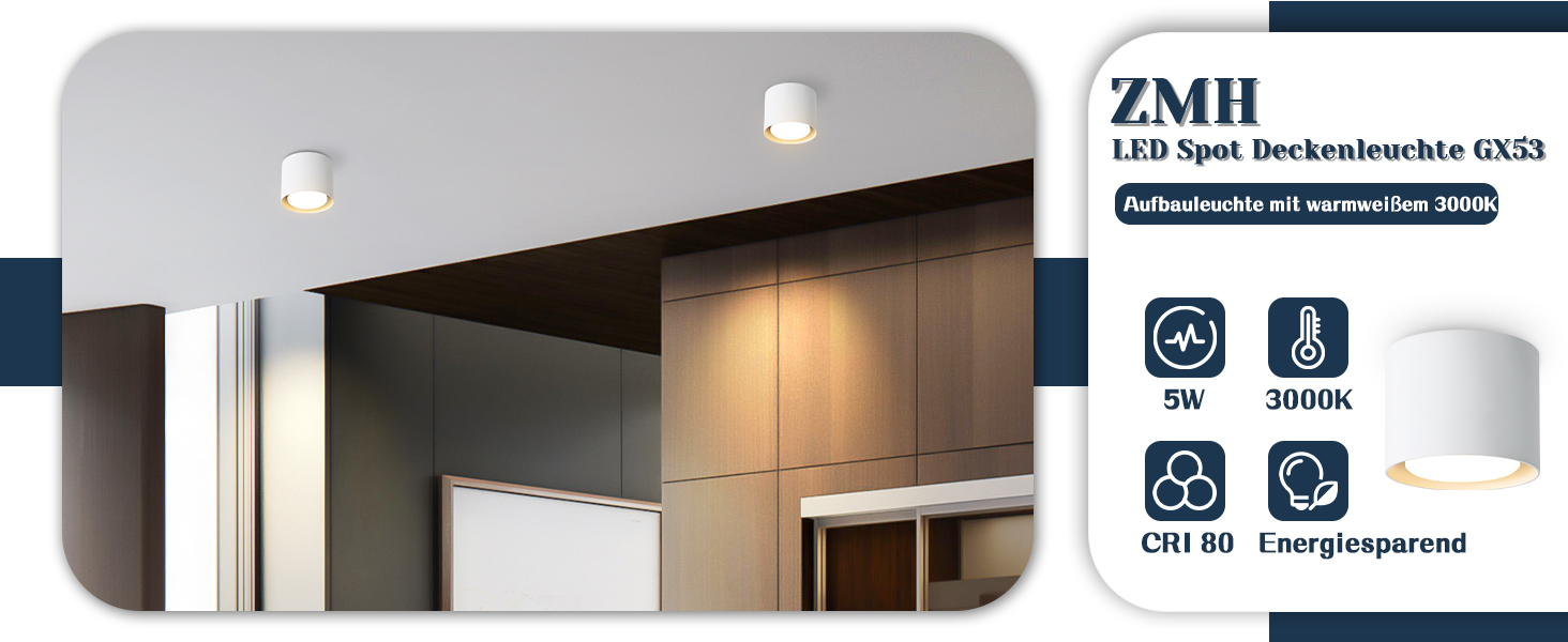 Deckenspot LED Weiss