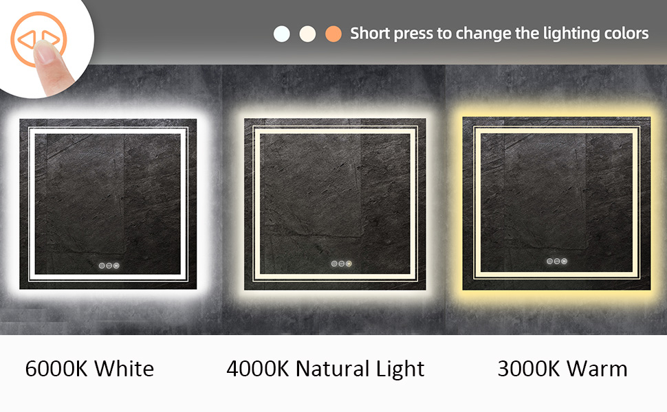 changeable lighting color warm white