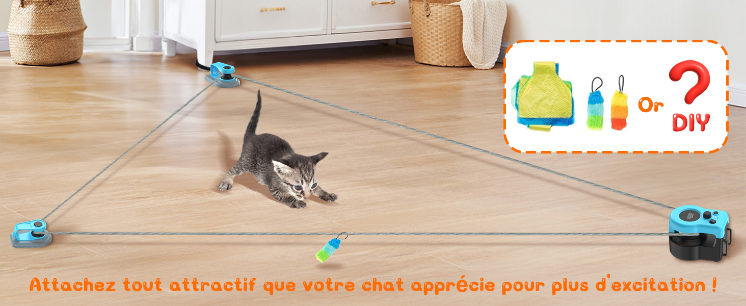 jouet chat oiseau qui bouge