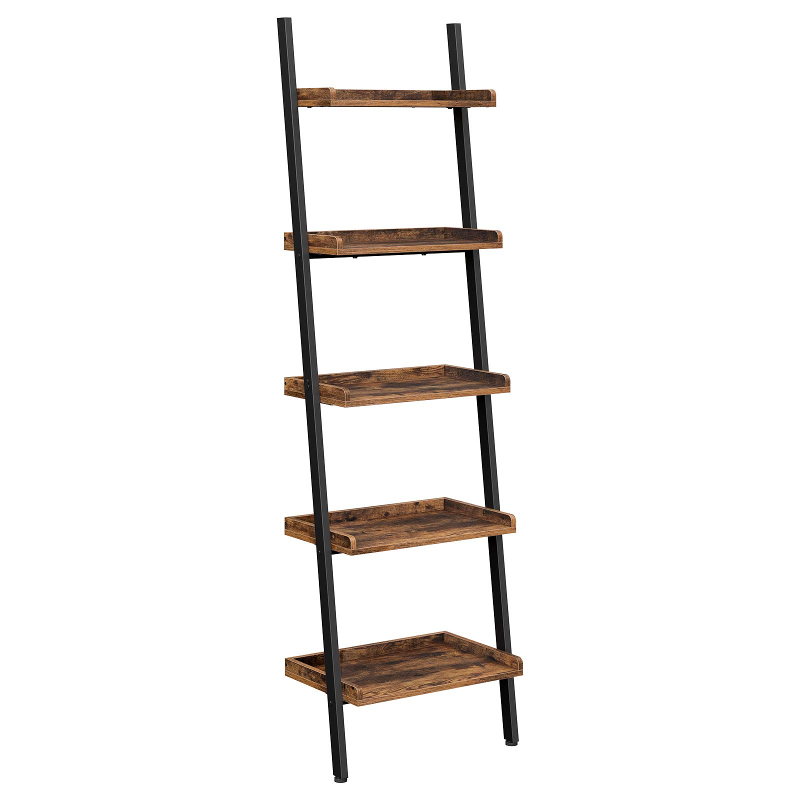 Vasagle Ladder Shelf 5 Tier Bookcase, Belham Living Hampton 5 Tier Bookcase