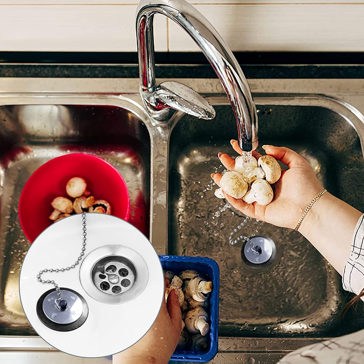 Bouchon D'éVier Avec ChaîNe Couvercle Vidange Caoutchouc Accessoires D'éVier Salle Bain à ChaîNe 4 Bouchons Vidange En Caoutchouc Avec ChaîNe, Pour éViers Baignoire Douches Salle Bain Cuisine (Noir) -Promos Gout Cuisine Boutique AAHKMJXYDAFdJAOAIMEbOAchlkWZ0oakZn uVZ0mPidMNbILvCvspZ4oG3fPgIqc1P29Nhk5RJvDxwfgMrz 4fihLiAXC9q5ePWeWwAoa5615w==