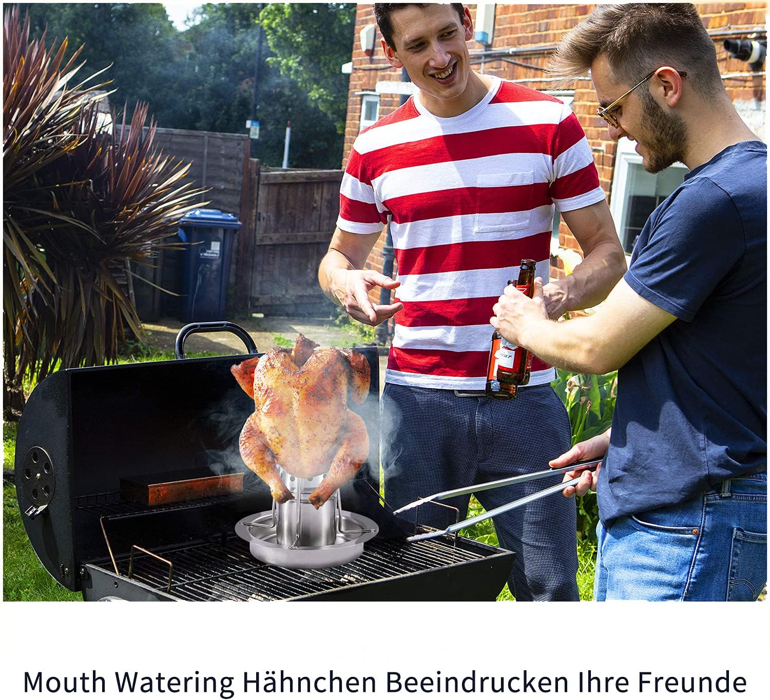 Support De Poulet Support De Rôtisserie De Poulet De Canette De Bière Support Vertical De